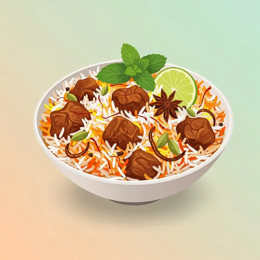 Authentic Lamb Biryani
