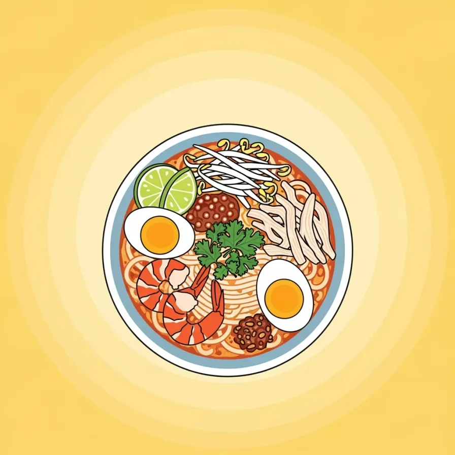 Authentic Malaysian Laksa