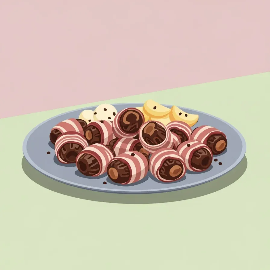 Bacon-Wrapped Dates