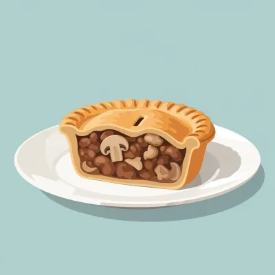 Beef and Mushroom Meat Pie
