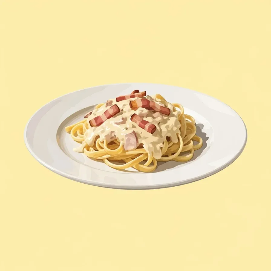 Creamy Fettuccine Carbonara