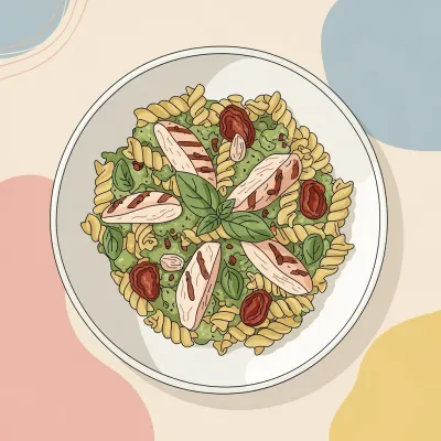 Creamy Pesto Chicken Pasta