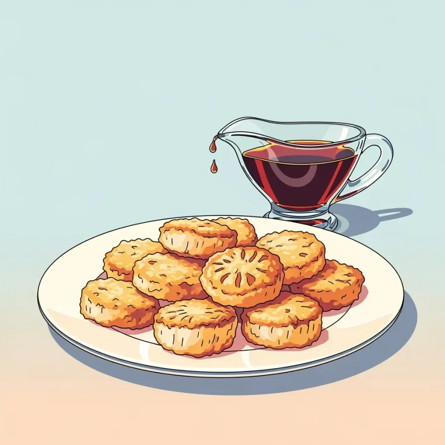 Crispy Potato Scallops with Malt Vinegar