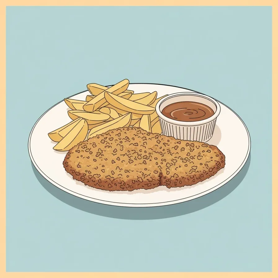 Crumbed Steak Schnitzel