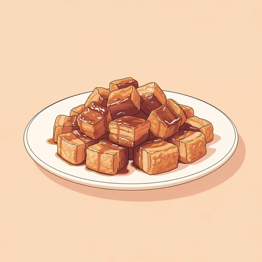 Fried Sticky Pork Belly Bites