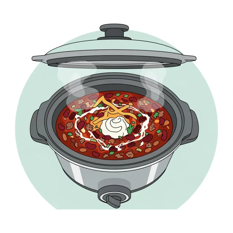 Hearty Slow Cooker Chili