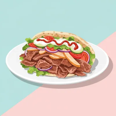 Homemade Doner Kebab