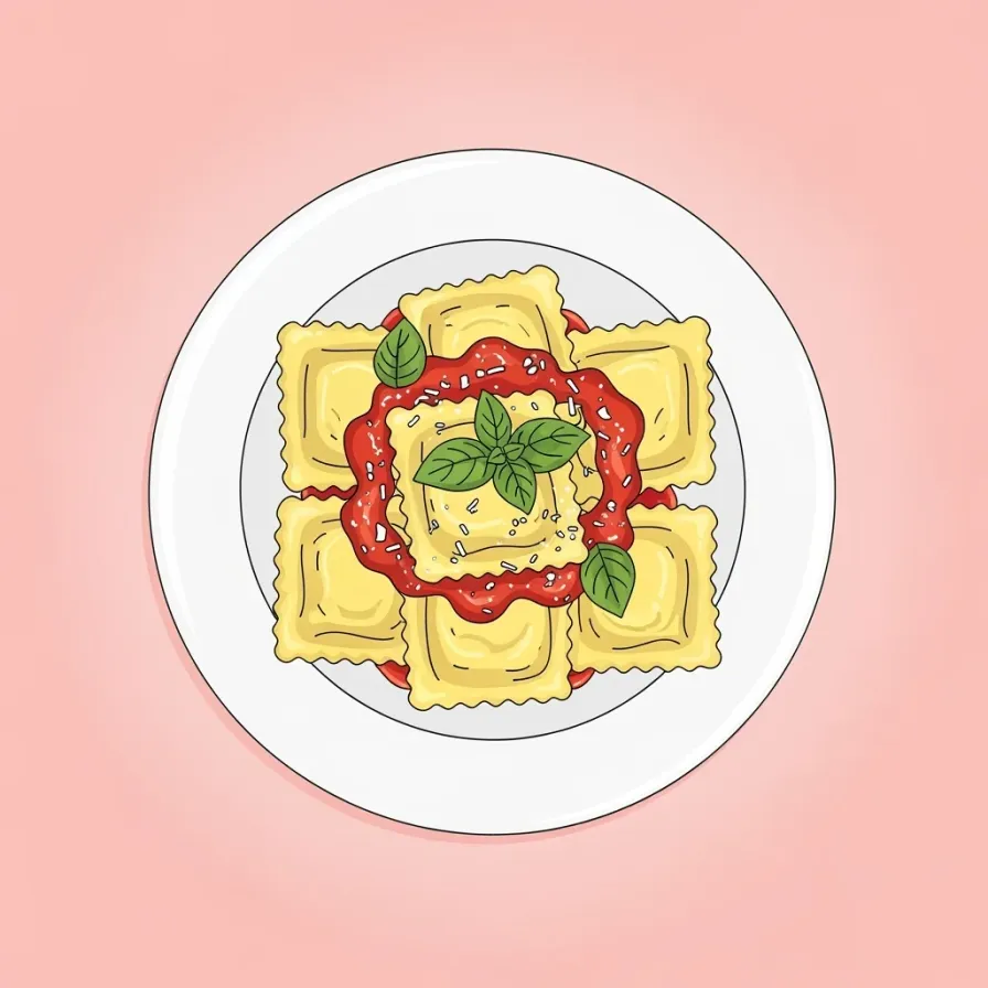 Homemade Ravioli with Ricotta Filling