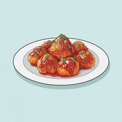 Korean Fried Chicken (Dakgangjeong)