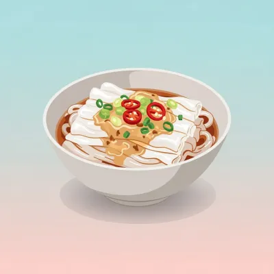 Lo Shu Fun (Rice Noodle Rolls)