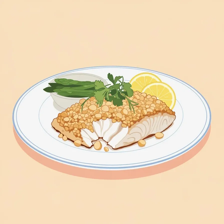 Macadamia Crusted Barramundi
