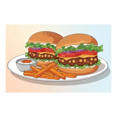 Moroccan Spiced Chickpea Burgers