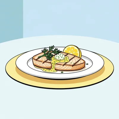 Pan-Seared Swordfish with Lemon Herb Butter