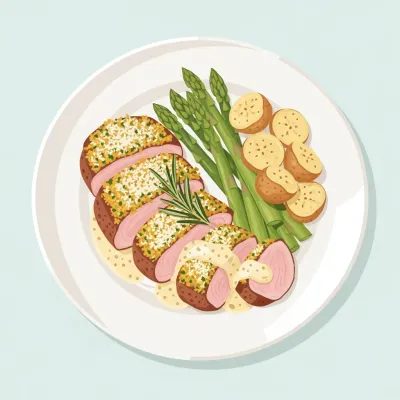 Parmesan and Herb Crusted Pork Loin