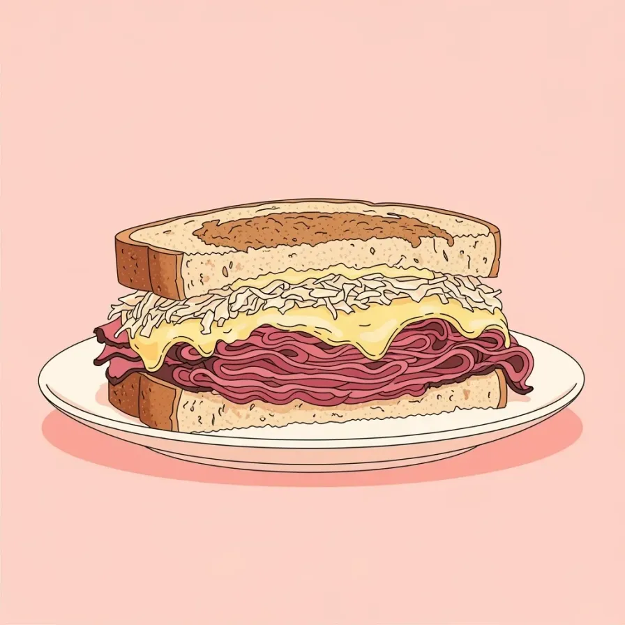 Pastrami Reuben with Dijon Butter