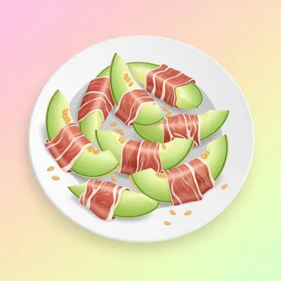 Prosciutto-Wrapped Melon