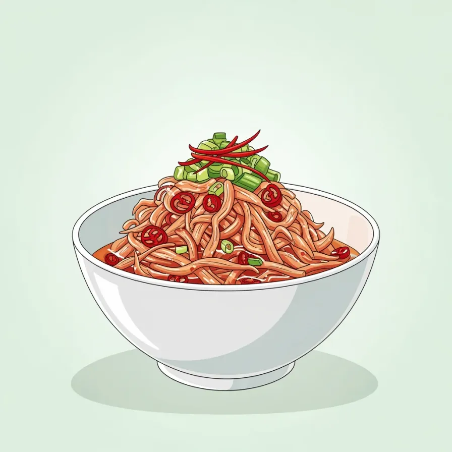 Sichuan Shredded Pork with Garlic Sauce (Yu Xiang Rou Si)