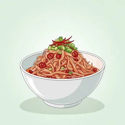 Sichuan Shredded Pork with Garlic Sauce (Yu Xiang Rou Si)