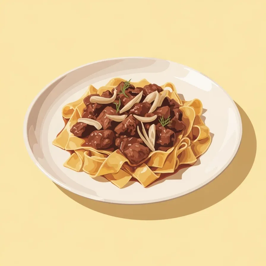 Slow-Cooked Pork and Fennel Ragu with Pappardelle
