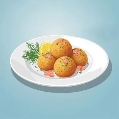 Smoked Salmon and Dill Arancini