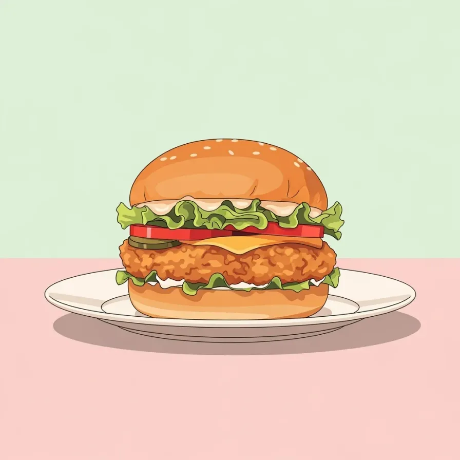 Southern Fried Chicken Burger