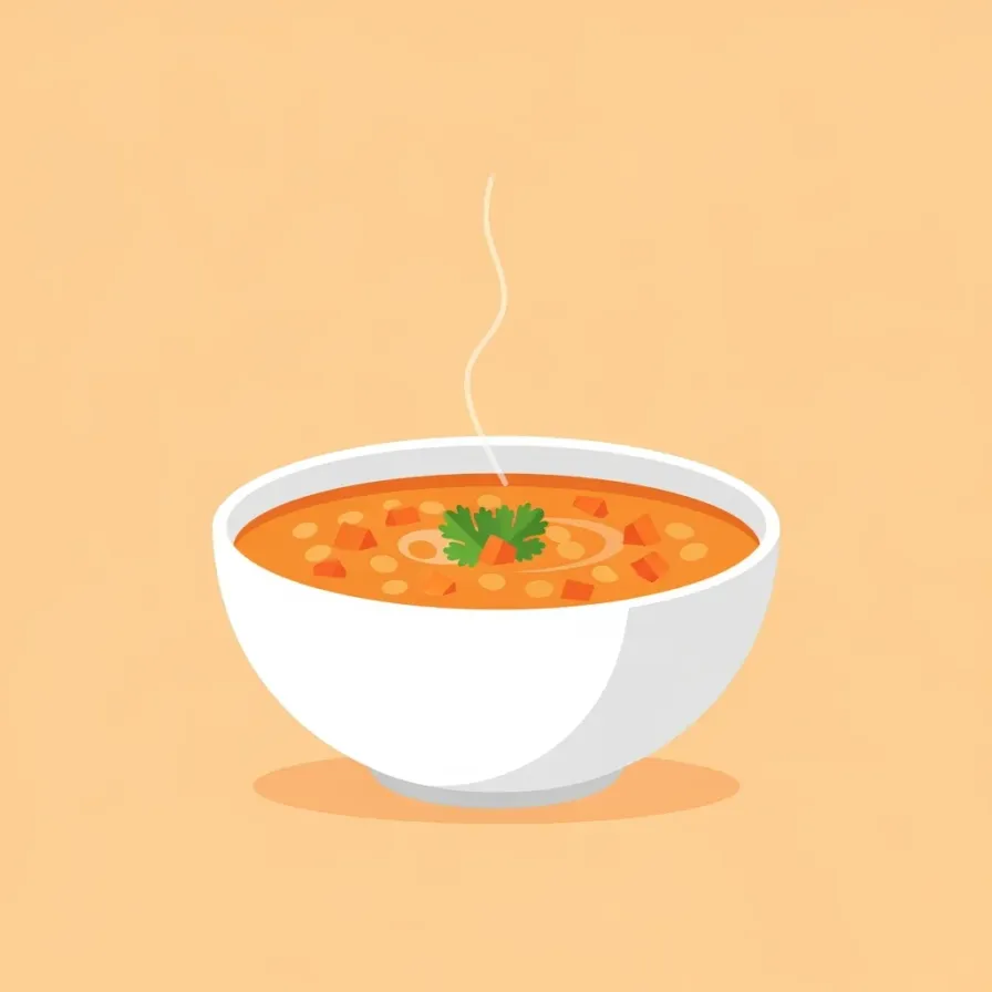 Spicy Lentil and Carrot Soup