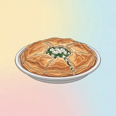 Traditional Greek Spanakopita
