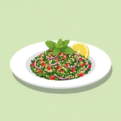 Traditional Lebanese Tabbouleh