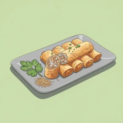 Vietnamese Pork Spring Rolls